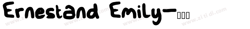Ernestand Emily字体转换